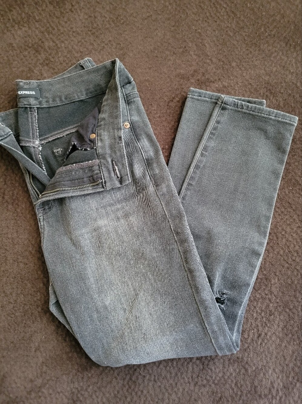 Women's Gray Skinny Jeans